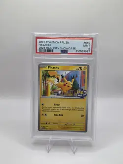 Pokemon Pikachu 2024 Rain City Showcase PSA 9 #062 062/193 - Image 1