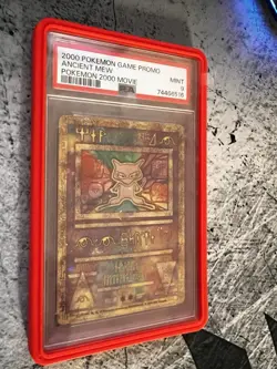 Pokemon 2000 Movie Promo Ancient Mew Holo Rare PSA 9 Mint - Image 1