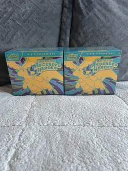2x Ascended Heroes ETB Factory Sealed Pokemon Elite Trainer Box Lot - Image 1