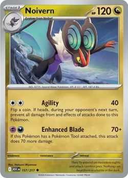 x4 Noivern - 157/217 - Uncommon Pokemon ME02.5 Ascended Heroes M/NM - Image 1