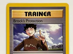 Vintage 2000 Pokemon TCG Gym Challenge TRAINER: BROCK'S PROTECTION 101/132 NM - Image 2