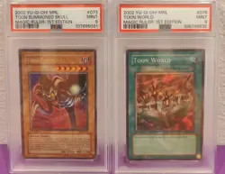 2002 Yu-Gi-Oh MRL Toon World/Toon Summoned Skull Magic Ruler 1st Edition PSA 9 - Image 1