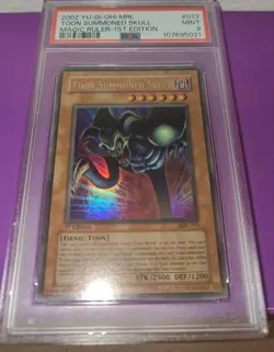 2002 Yu-Gi-Oh MRL Toon World/Toon Summoned Skull Magic Ruler 1st Edition PSA 9 - Image 2