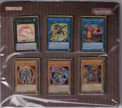 Yu-Gi-Oh! 6 Pin Collector Set Dark Magician Blue-Eyes S:P Little Knight Brown - Image 1