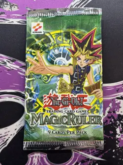 Yugioh MRL Magic Ruler ORIGINAL EMPTY Booster Pack Vintage - Image 3