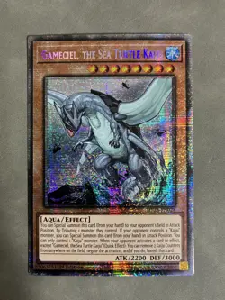 YU-GI-OH! GAMECIEL, THE SEA TURTLE KAIJU SECRET RARE MP25-EN028 HOLO 1ST ED HOLO - Image 1