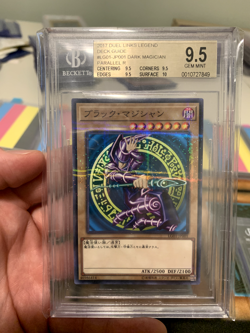 Yugioh Dark Magician LG01-JP001 Parallel Rare Japanese BGS 9.5 - Image 1