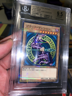 Yugioh Dark Magician LG01-JP001 Parallel Rare Japanese BGS 9.5 - Image 5