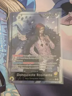 One Piece Donquixote Rosinante Alt Art Leader OP12-061 - Near Mint English - Image 1