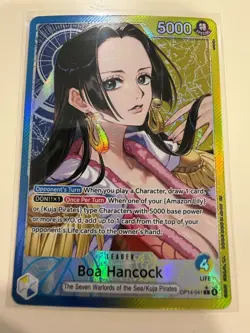 One Piece - Boa Hancock - OP14-041 - Leader Alt Art English - PERFECT - Image 1