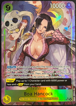 One Piece CCG OP14 The Azure Sea's Seven Boa Hancock OP14-112 SR Alternate Art - Image 1