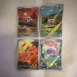 Pokemon TCG Black & White 4 Card Lot Larvesta Patrat Tepig Musharna - Image 1