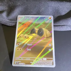 Pokemon Sandile SV01: Scarlet & Violet Illustration Rare Full Art Card 216/198 - Image 1