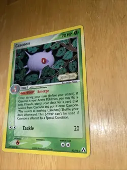 Cascoon 30/92 Legend Maker Reverse Holo Stamp Pokemon Card - Image 3