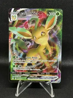 Leafeon Vmax 008/203 Evolving Skies NM Full Art Ultra Rare Pokemon Card - Image 1