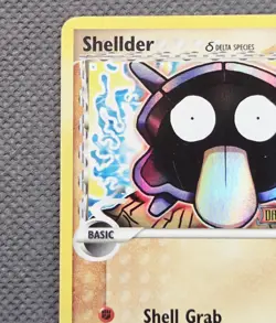 2006 Shellder (Delta Species) 63/101 Reverse Holo Dragon Frontiers Pokemon Card - Image 3