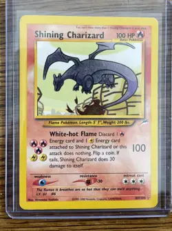 Pokemon Shining Charizard Neo Destiny 107/105 Ultra Rare Holo Card - Image 1