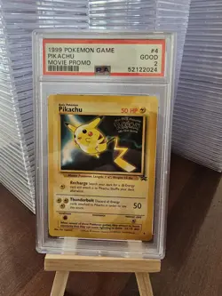 Pokemon 1999 Pikachu Movie Promo 4 PSA Graded Regular Promo Card - Image 1