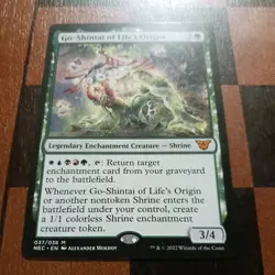 Mtg Go-shintai of Life's Origin NM Magic Card Shrine Commander Myrhic Rare - Image 1