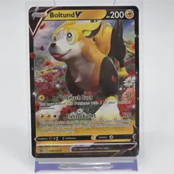Pokemon Boltund V SWSH219 Black Star Promo Full Art Ultra Rare Holo Card - Image 1