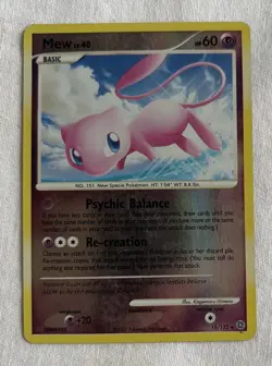 Pokemon Mew 15/132 Secret Wonders Reverse Holo Card - Image 1