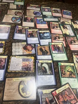 Harry Potter 2001 TCG Base Card Lot Commons & Rare Cards Warner Bro 151 Card Lot - Image 3