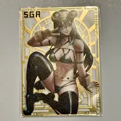 Goddess Story Gold METAL Card - Maiden Party - Serial Number #/129! Tsuyu - Image 1