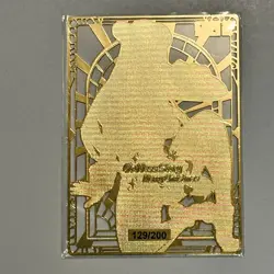 Goddess Story Gold METAL Card - Maiden Party - Serial Number #/129! Tsuyu - Image 2