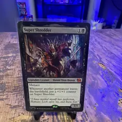 Magic: The Gathering Super Shredder Legendary Creature Black TMNT Card #0083 1/1 - Image 1