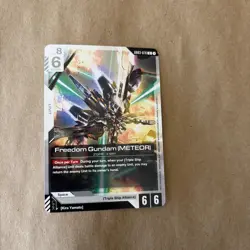 Gundam TCG GD03-0076 Freedom Meteor Boost Kit Promo Card - Image 1
