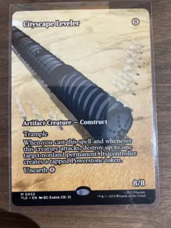 Magic: The Gathering Cityscape Leveler Artifact Creature TLE Mythic 0053 English - Image 1