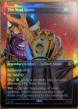 The Soul Stone #243 Marvel's Spider-Man Borderless Foil Mythic - Image 1