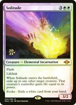 Solitude PRERELEASE FOIL - 032/303 - Mythic - Modern Horizons 2 MH2 MTG - Image 1