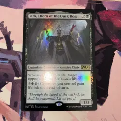 Vito, Thorn of the Dusk Rose Foil- M21 Core Set 2021 - Magic The Gathering MTG - Image 1