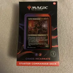 Magic: The Gathering Chaos Incarnate Starter 2022 Commander Deck MTG Sealed New - Image 4