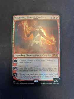 Mtg Chandra, Flame's Catalyst LP Foil - Image 1