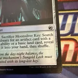 1 x Moonsilver Key - Foil - Innistrad: Midnight Hunt - NM-Mint - MTG - Image 3