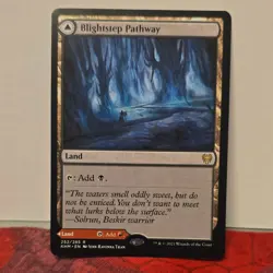 Magic: The Gathering Blightstep Pathway Searstep Pathway Land Rare Kaldheim - Image 1