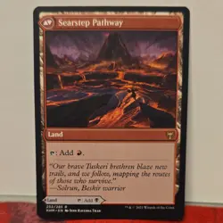 Magic: The Gathering Blightstep Pathway Searstep Pathway Land Rare Kaldheim - Image 2