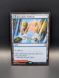 MTG - Riverglide Pathway/Lavaglide Pathway - Land (U/R) - ZNR #264 - Rare - Image 1