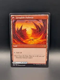 MTG - Riverglide Pathway/Lavaglide Pathway - Land (U/R) - ZNR #264 - Rare - Image 2