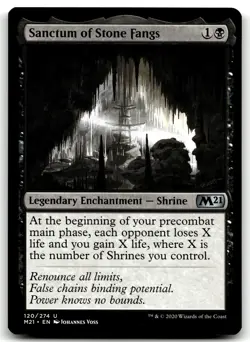 MTG Sanctum of Stone Fangs U Core Set 2021 120 LP - Image 1