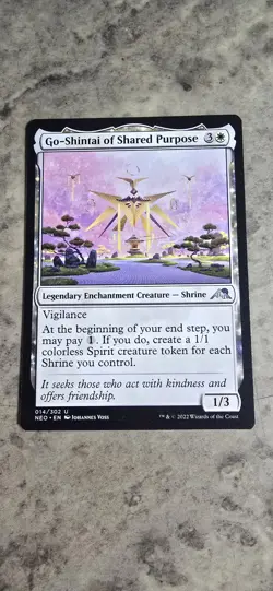 Go-Shintai of Shared Purpose Kamigawa: Neon Dynasty Regular Enchantment MTG NM - Image 1