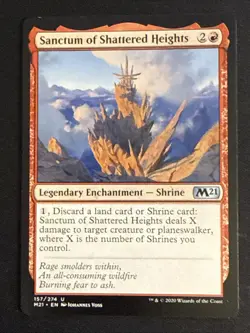 1x Sanctum of Shattered Heights (157) Core Set 2021 LP MTG Magic x1 MKE - Image 1