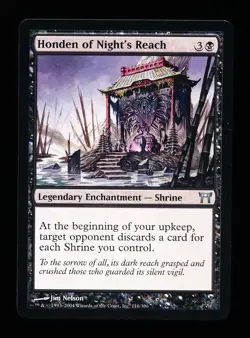 * * 1x Honden of Night's Reach x1 * * Champions of Kamigawa MTG NM Near Mint - Image 1