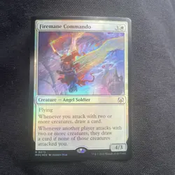 Firemane Commando Commander: March of the Machine Foil NM Free Shipping - Image 1