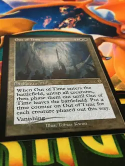 C5196 MAGIC GATHERING MTG MODERN HORIZONS 2 OUT OF TIME #383 NM RARE FOIL - Image 2