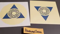 Azorius Magic the Gathering Round Ravnica Guild Kit Sticker x2 - Image 1