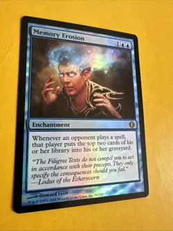 MTG - Memory Erosion - FOIL - Shards of Alara - NM/MT - Brandy New! - Image 1