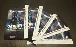 5 Packs of Magic the Gathering Tarkir Dragonstorm Collector Sample Packs, 5 Pack - Image 1